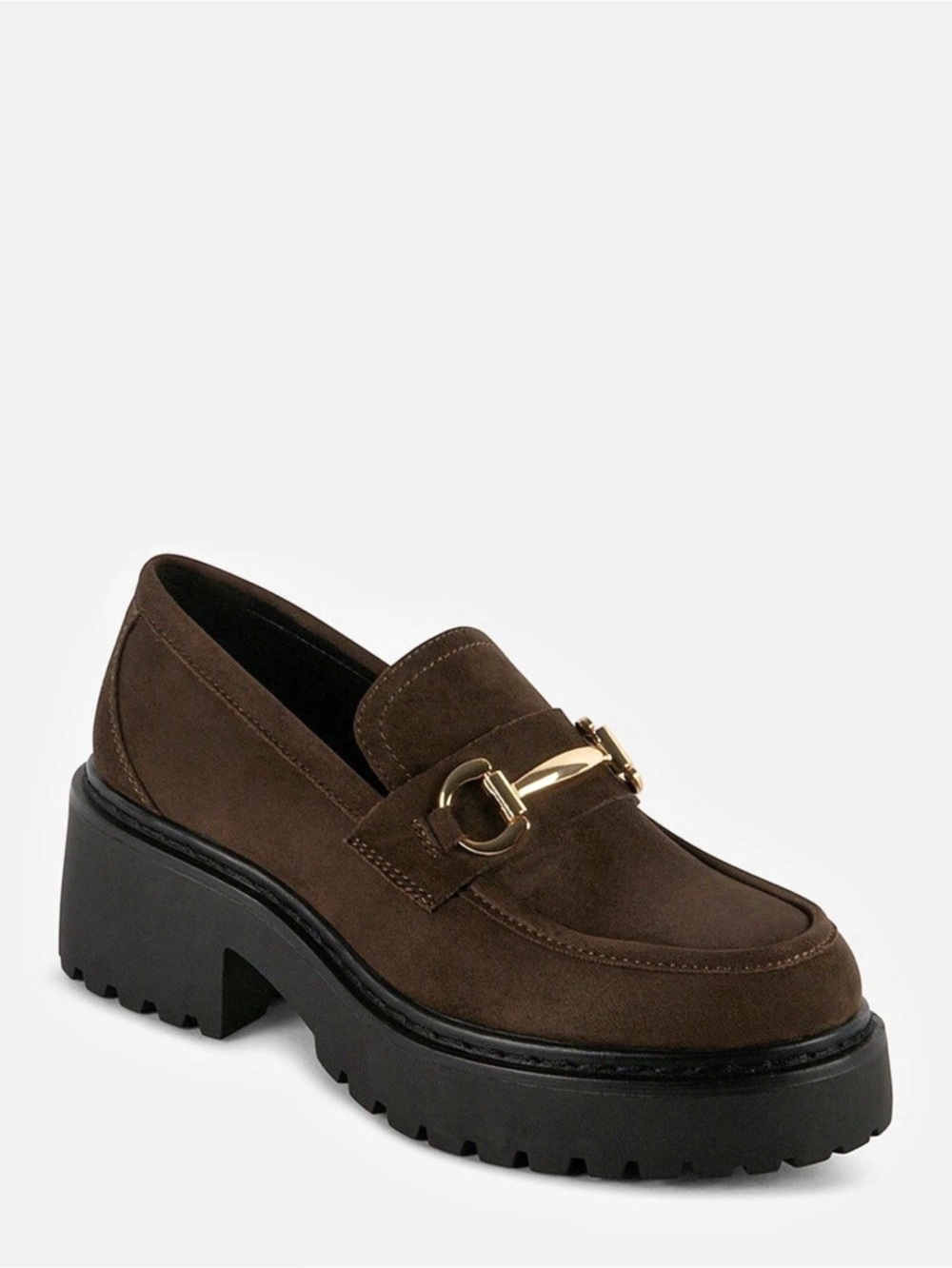 Steve Madden Lando Loafer Brown Platform Loafers